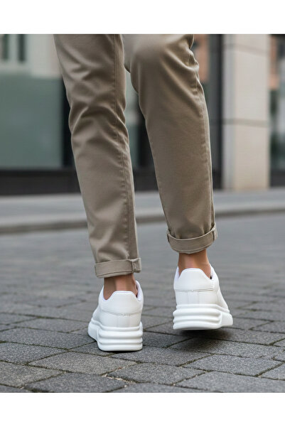 BESTOF AYAKKABI Best of 0628 Black Men's Seasonal Lightweight Sole Orthopedic Lace-Up Shoes