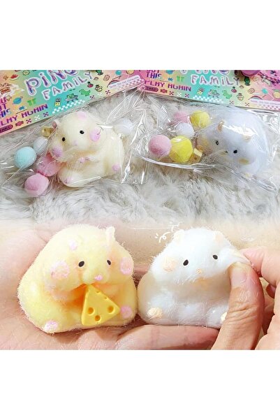 Bukela Sensory Fidget Squeeze Balls - 4-Pack (Hamster) by