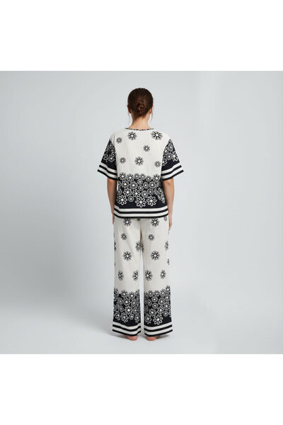 Muchmy 2 Piece Women Clothing Set Girls Co-ord Set Ladies Clothing Set Women's Floral Set