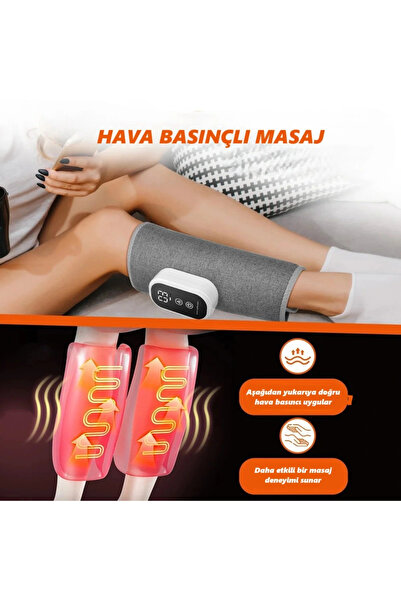 DailyTech 2 Adet Baldır Ayak ve Kol Masaj Aleti Şarjlı Hava Basınçlı