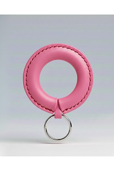 ZYLA سلسلة مفاتيح من الجلد الطبيعي مصنوعة يدويًا 12 خيارًا للألوان - القطر ال...