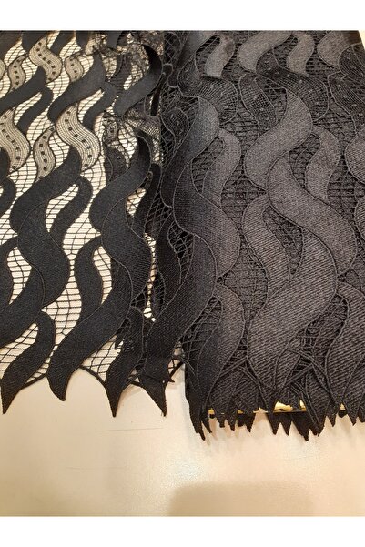 Safir Kumaş Abiyelik Güpür Dantel 3 Metre