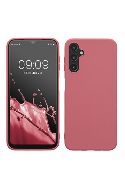 KWmobile Case for Samsung Galaxy A14 5G, Dark Pink, Silicone, 61462.167