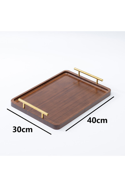 KB One Serving tray, coffee tray, High quality Plate for Tea, Fruits, and Decor,40*30cm