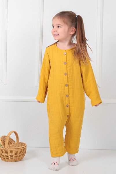 Cuckoo Cotton Baby Muslin Jumpsuit