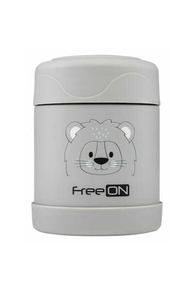 FreeON Thermos, FreeON, For solid food, Stainless steel, Grey