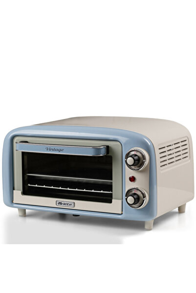 ARIETE Electric oven VINTAGE 3919/05, 800W, 10 l, 3 modes, 230°C, Double thermal glass, Timer, Blue