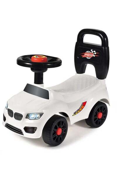 Fun Moment Ride-on Car for Kids with Steering Wheel and Backrest