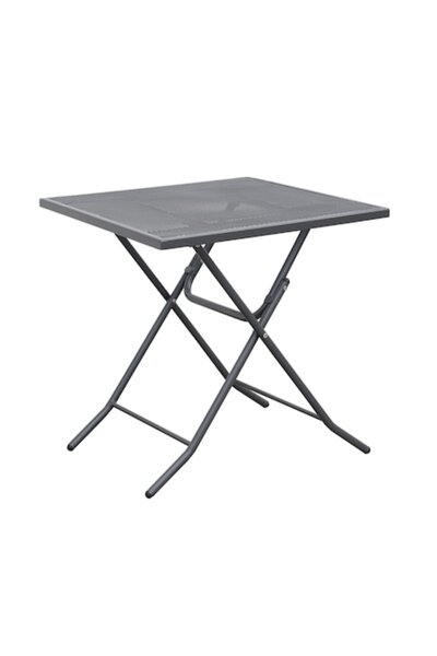 OEM Ramdeco Folding Garden Table, Metal, 4 Persons, 70 x 70 x 70.5 cm