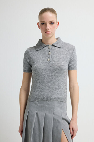 adL Erkek Yaka Triko Kazak