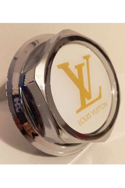 AUTO LUXURY Tofaş uyumlu Depo kapağı Lux marka LV logolu krom kapak 1 adet
