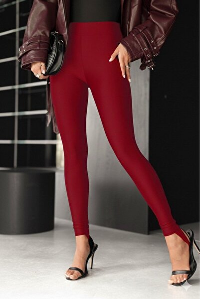 Kanonik Education Women's High Waist Tuck-In Diving Leggings with Heel