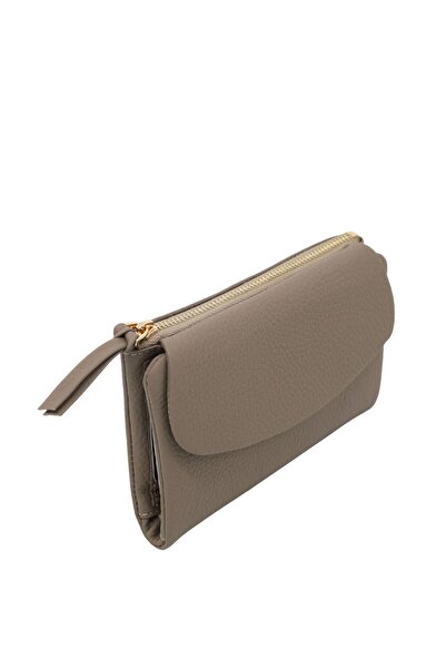 Meskanto Mini Daisy Genuine Leather Women's Wallet with Phone Compartment