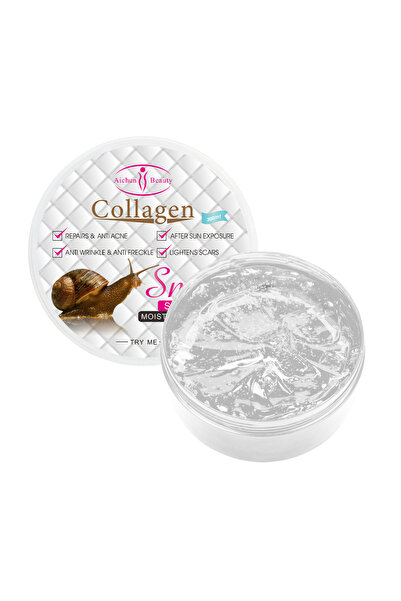 Aichun Beauty جل ترطيب الكولاجين والحلزون الطبيعي للعناية اليومية بالبشرة وتل...