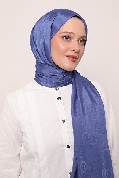 LuvenSara Oo Pattern Silk Jacquard Shawl