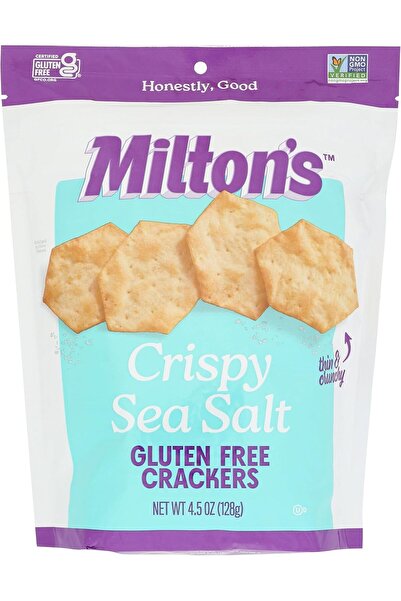 Milton MILTONS, CRACKERS, SEA SALT, GF 4.5 OZ