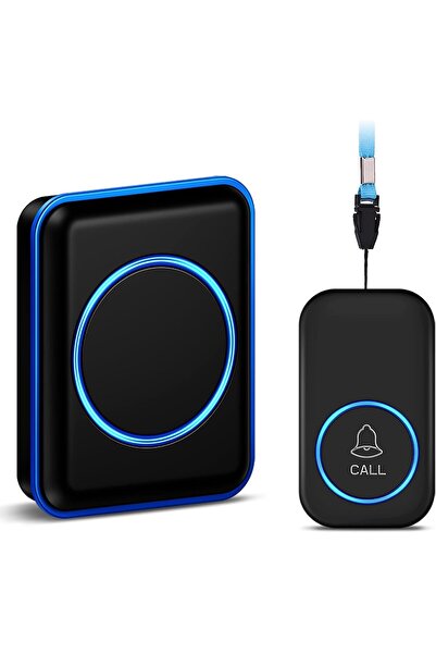 NALACAL جهاز استدعاء مقدم الرعاية - زر اتصال لاسلكي، مدى يصل إلى 1000 قدم، مق...