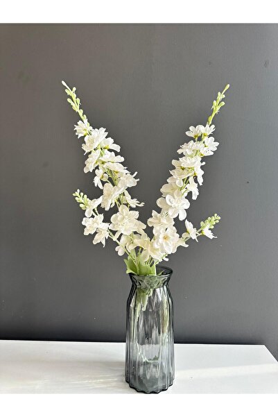 Luvienn Yapay 2 adet Şebboy Vazo Çiçeği-Yapay Şebboy Dekoratif Çiçek