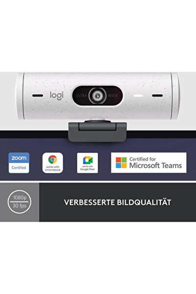 logitech BRIO 500 HD Alb-gălbui