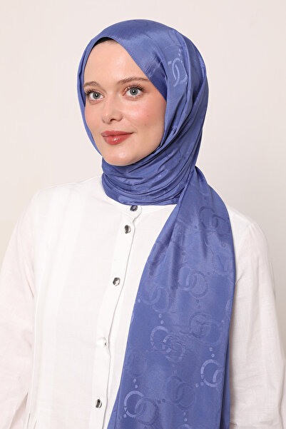 LuvenSara Oo Pattern Silk Jacquard Shawl