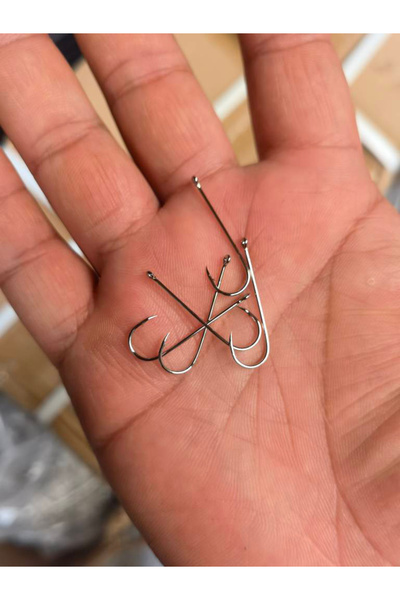 Seoul 12 Adet No:3/0 Long Shanked,silver,uzun Saplı,gümüş Renkli,İğne genişliği 14,99 mm,Ağırlık 0.62 gram