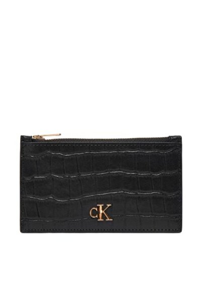 Calvin Klein Δερμάτινη θήκη για κάρτες με λογότυπο LV04F1094GUB1 ΘΗΚΗ ΚΑΡΤΩΝ ...