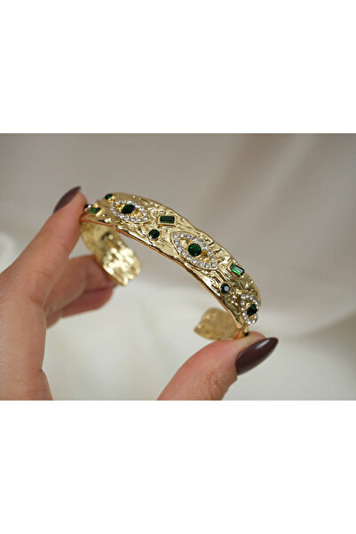 ATELİER TUĞBA KLPÇ024 قيود العين الذهبية العتيقة