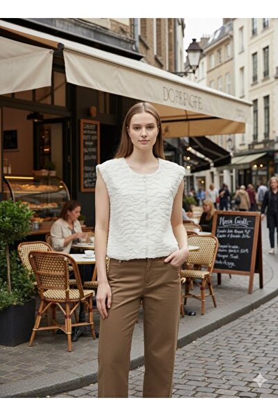 AsiaLife Жакет на блискавці (тканина з візерунком)