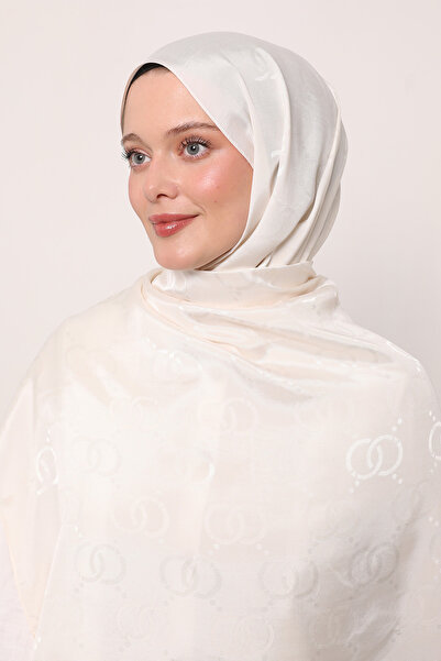 LuvenSara Oo Pattern Silk Jacquard Shawl