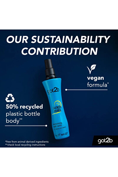 Got2B Spray texturant cu sare Beach Matte, 200 ml, finisaj mat