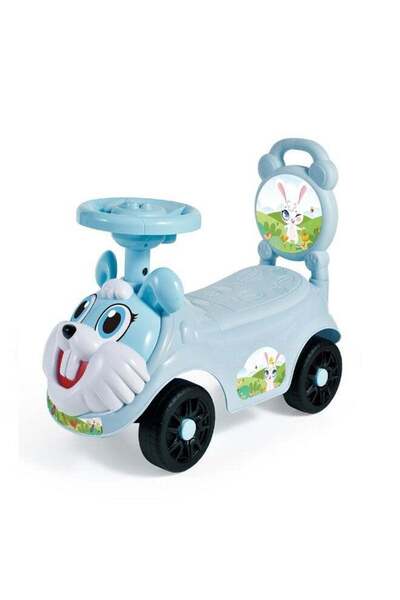 Fun Moment Ride-on Car for Kids with Steering Wheel and Backrest