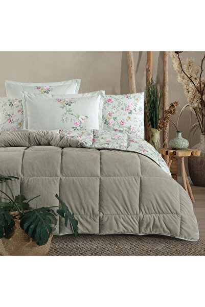 Clasy Wellsoft Çift Kişilik Çift Taraflı Uyku Seti Elara V3 Gri Renk Yeni Sez...