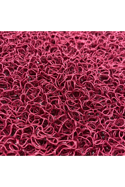 zeyrek carpet Kıvırcık Paspas Bordo 14 mm kalınlık 100 cm genişlik