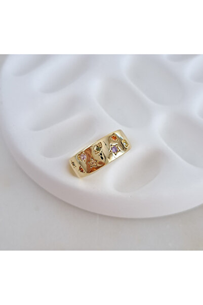 Norevia اشتري 3 واحصل على 2 خاتم ملون من حجر الزركون ماركة موديل