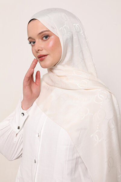 LuvenSara Oo Pattern Silk Jacquard Shawl