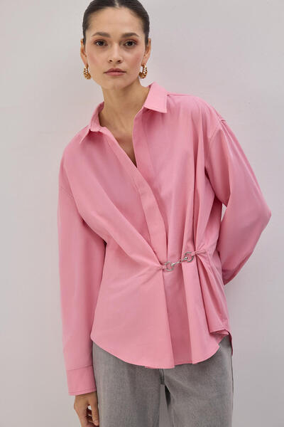 Touché Privé Poplin Shirt with Metal Accessories