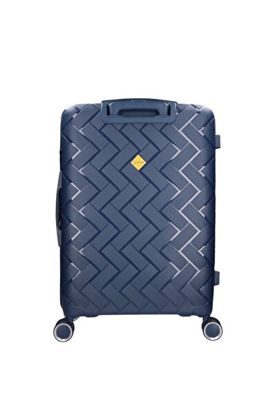 Benzi Large trolley BZ 5806, polypropylene, lock, 4 double wheels, 76 cm, navy blue