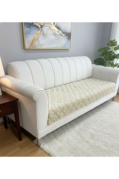 NEREZ TEKSTİL Şönil Bohem Kaymaz Koltuk Örtüsü 90x210 cm | 3 Kişilik Kanepe, ...
