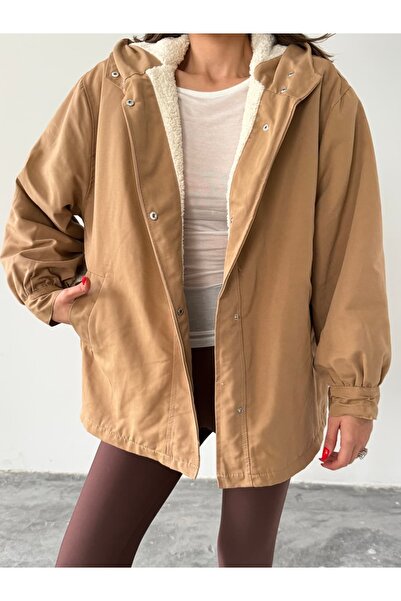 mydukkan.co Hooded Plush Coat