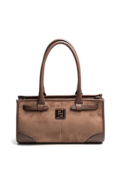 Silver Polo Silver & Polo Sp1261 Women's Handbag Suede Brown