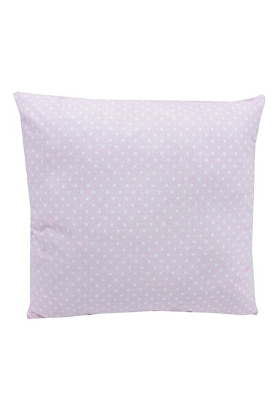 PRICHINDEL Pink pillow with white polka dots, 38x38 cm