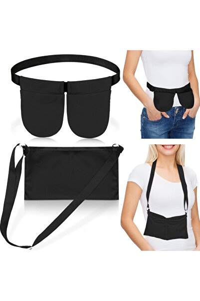 MAKINGTEC Mastectomy Drainage Pouch with Shower Bag - Adjustable Waist Belt D...