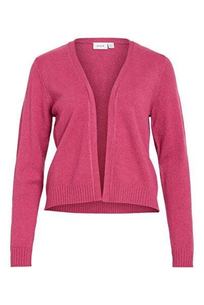 VILA Strickjacke VIRIL Kurzer offener