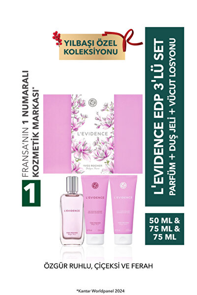 Yves Rocher Yılbaşı L'Evidence 3'lü Set-45422