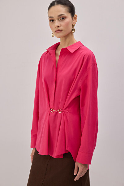 Touché Privé Poplin Shirt with Metal Accessories