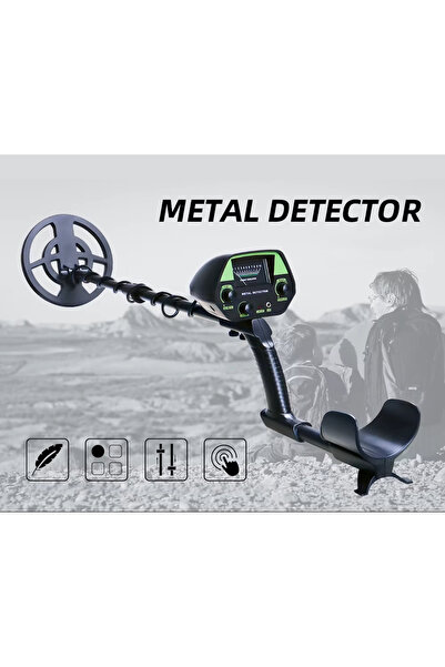 DailyTech Altın Metal Define Dedektörü Ayarlanabilir Göstergeli Kulaklık Dest...
