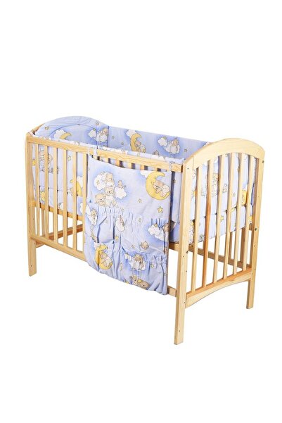 PRICHINDEL Buzunar pentru pătuț, ursuleț de pluș somnoros, albastru