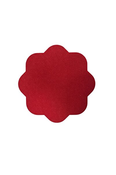 Grand Fine Art 2 Pieces Felt American Doily - Easy to Wipe Clean - 33X33 cm - Octagonal Floral Pattern