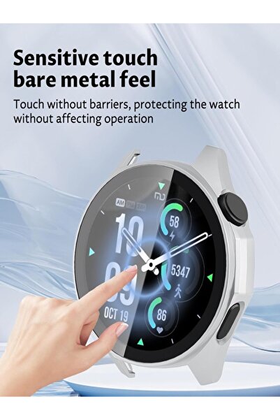 UnDePlus Huawei Watch Gt 6 Pro 46mm Hard Pc Case and Screen Protector Without Writing Watch