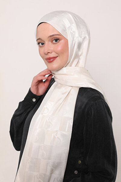 LuvenSara Ls Pattern Silk Jacquard Shawl